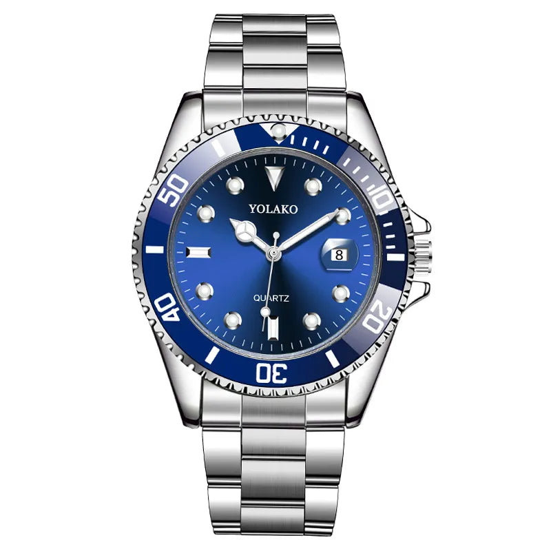 Venguard Eclipse Men Silver Stainless Steel